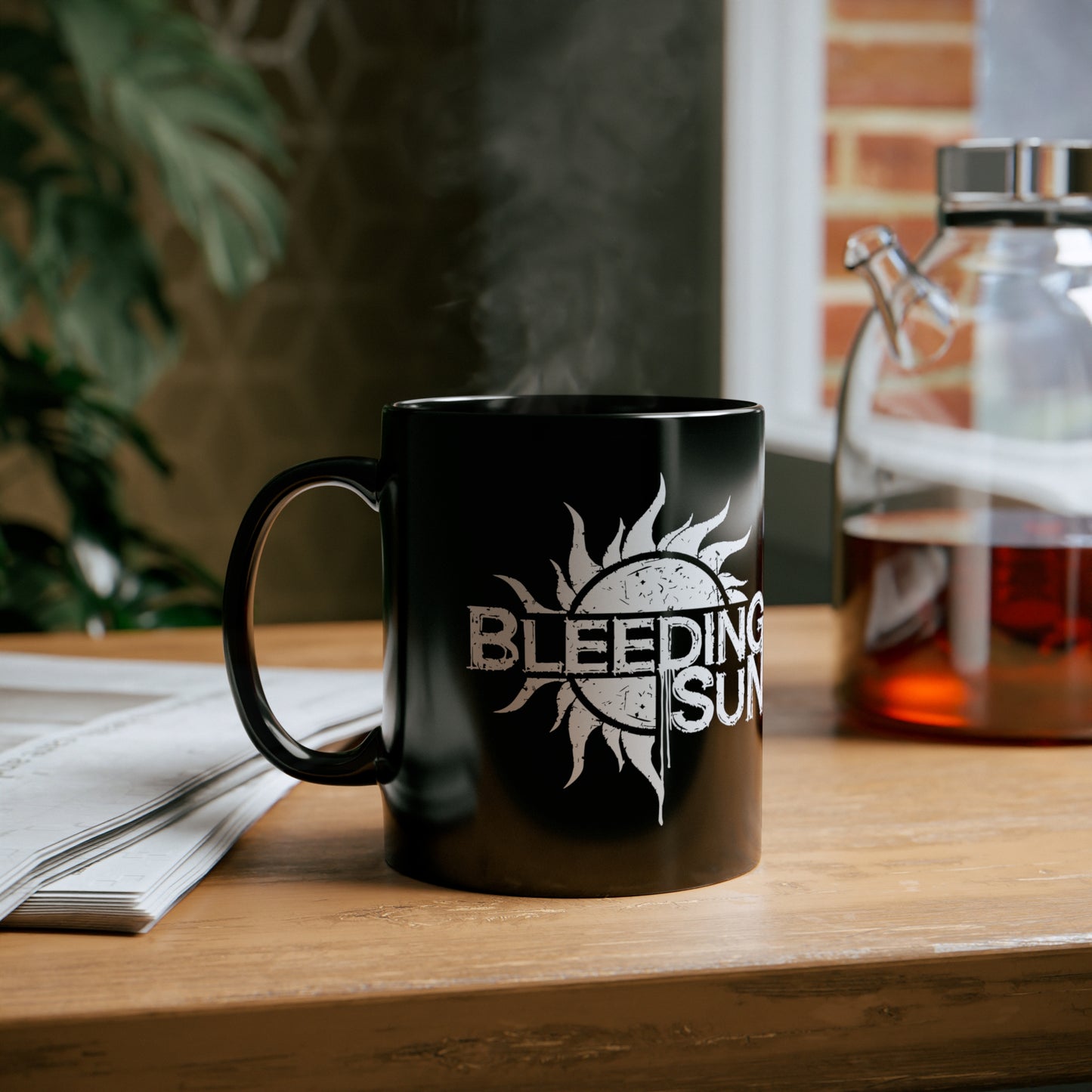 Bleeding Sun 11oz Black Mug