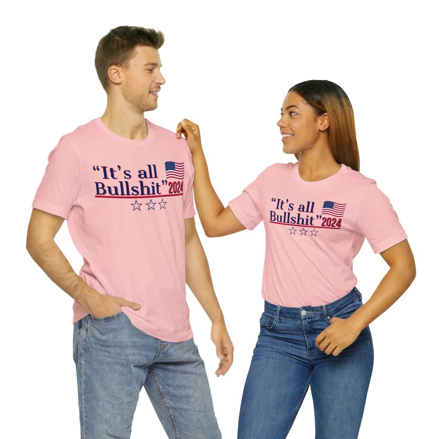 It’s All BS Presidential Pun Unisex Jersey Short Sleeve Tee