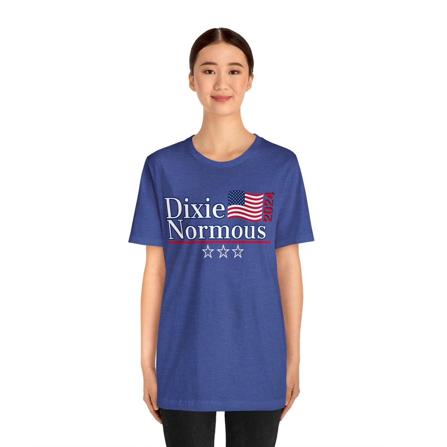 Dixie Normous Presidential Pun Unisex Jersey Short Sleeve Tee