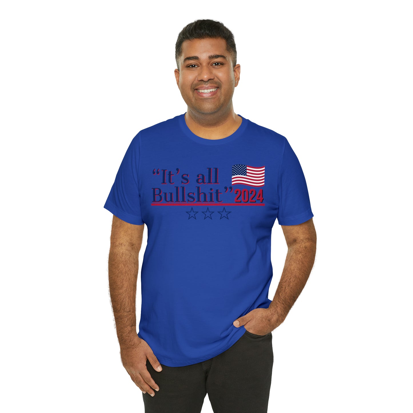 It’s All BS Presidential Pun Unisex Jersey Short Sleeve Tee