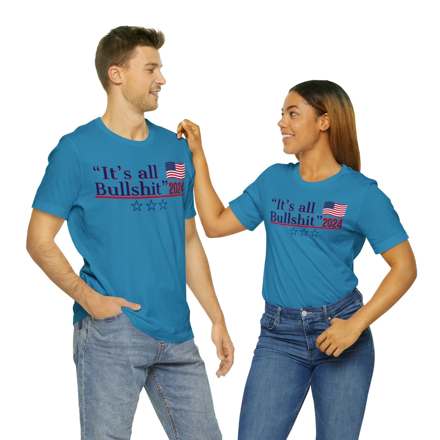 It’s All BS Presidential Pun Unisex Jersey Short Sleeve Tee