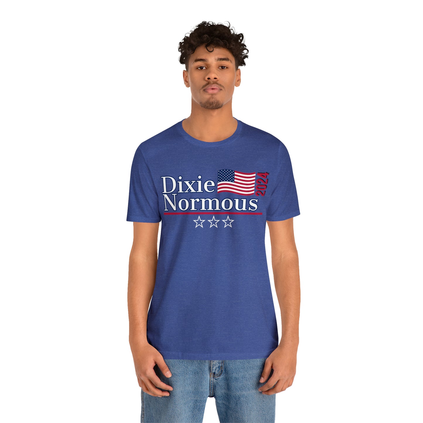 Dixie Normous Presidential Pun Unisex Jersey Short Sleeve Tee