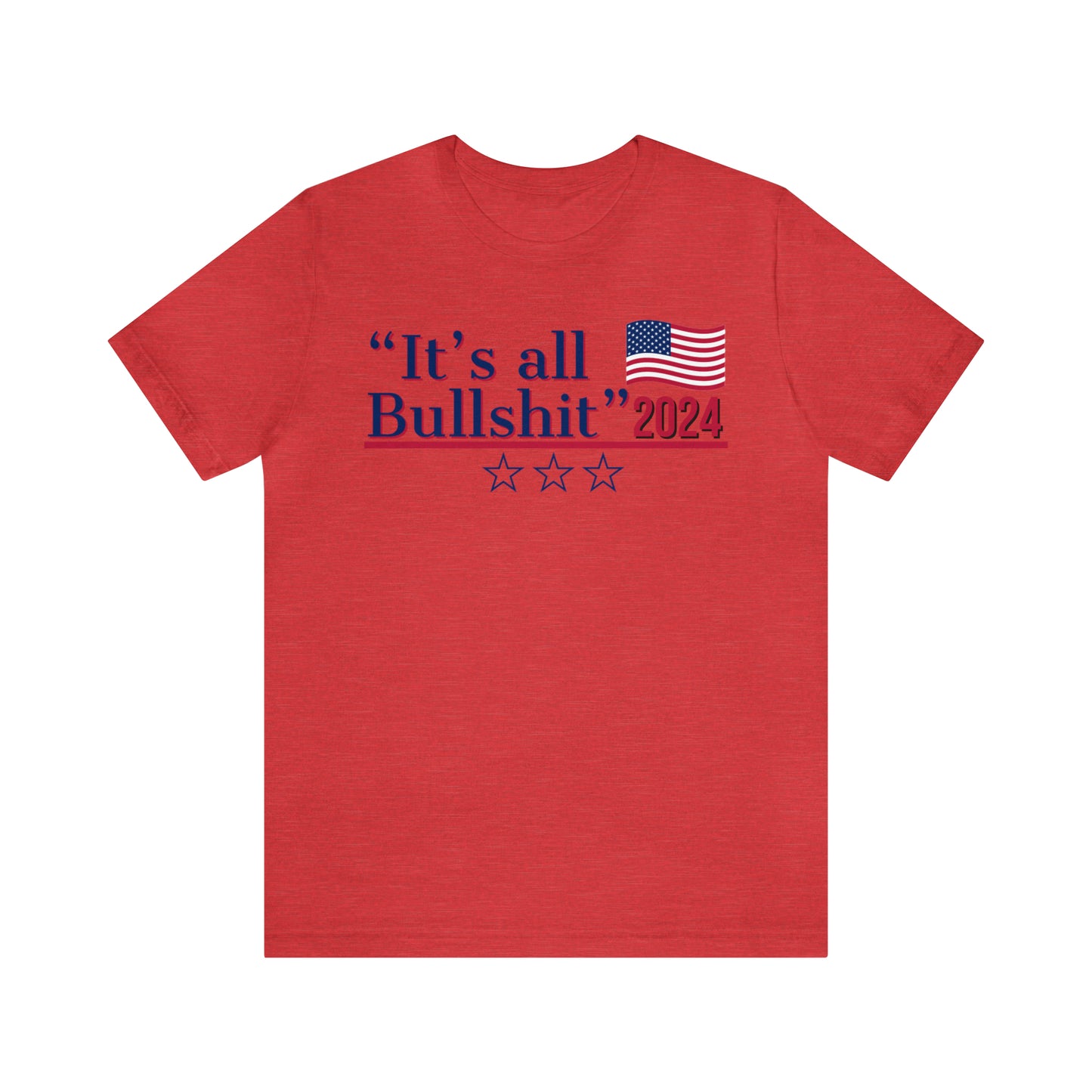 It’s All BS Presidential Pun Unisex Jersey Short Sleeve Tee