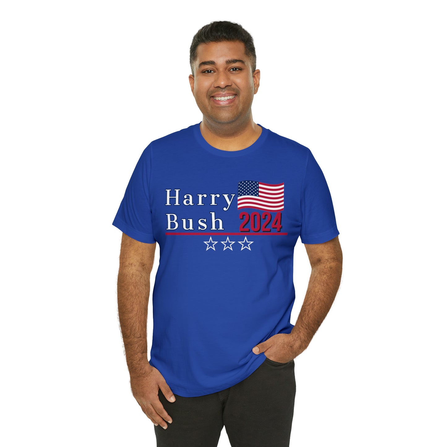 Harry Bush Presidential Pun Unisex Jersey Short Sleeve Tee