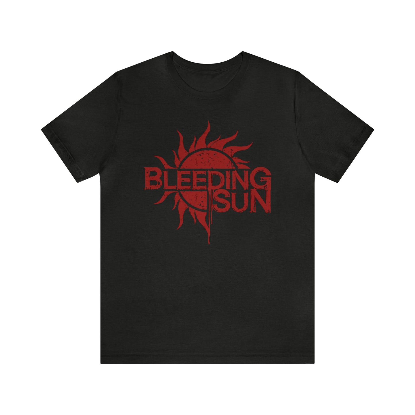 Bleeding Sun Red Logo Unisex Jersey Short Sleeve Tee