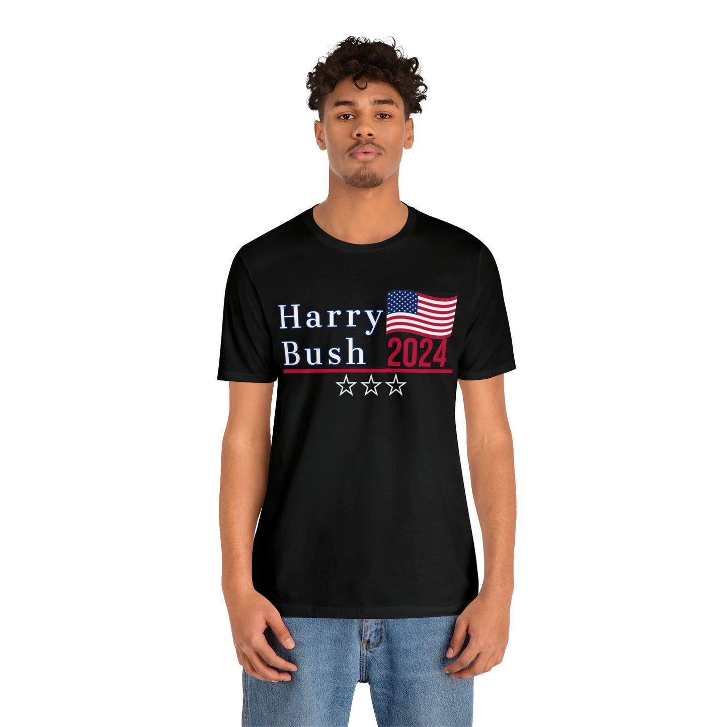 Harry Bush Presidential Pun Unisex Jersey Short Sleeve Tee