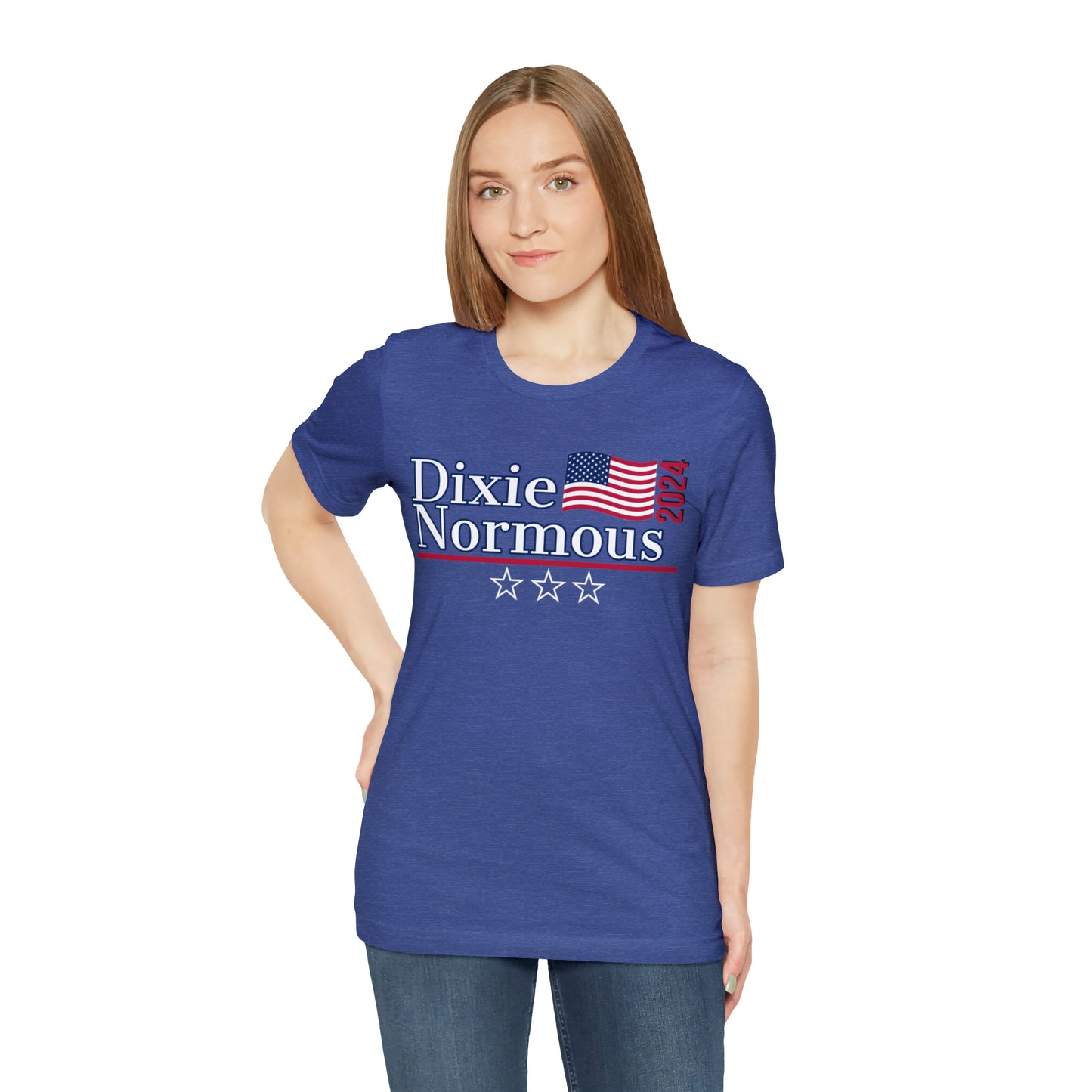 Dixie Normous Presidential Pun Unisex Jersey Short Sleeve Tee